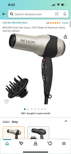 Revlon turbo hair dryer 1