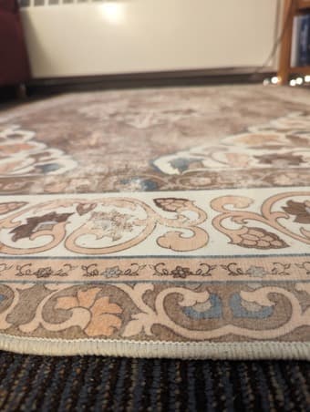 4x6 Floor Rug Golden print 2