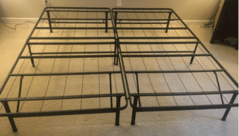 Queen Size Metal Bedframe 2