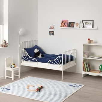 Ikea Minnen kids bed + baby gates 2