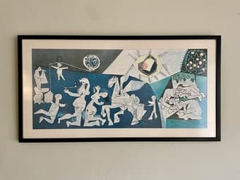 Framed Picasso "Peace" Print 1