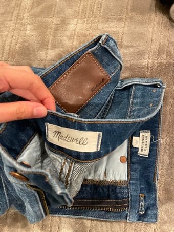 Madewell blue jeans 1