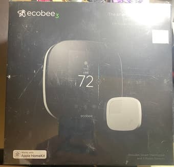 Ecobee3 - Smart Thermostat with Room Sensors - Black - NOB EB-STATe3VP 2