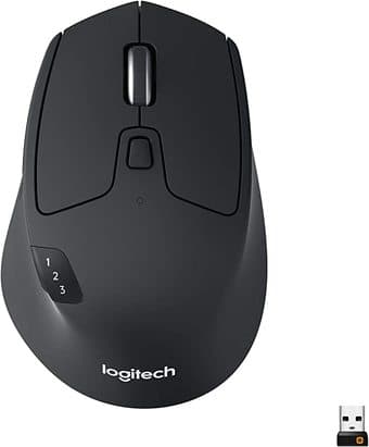 Logitech M720 Triathlon Multi-Device Wireless Mouse 1