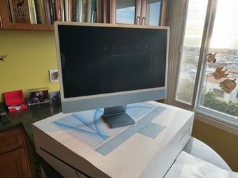 iMac 24-inch, M1, 2021 (Blue, 256 GB) 2