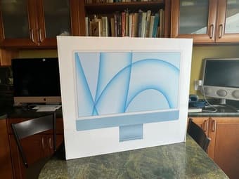 iMac 24-inch, M1, 2021 (Blue, 256 GB) 4