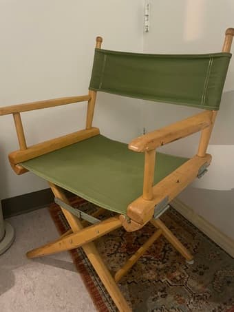 Foldable director chair 1