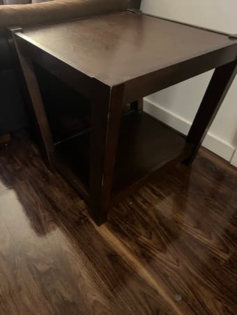 Living room furniture - 1x coffee table, 2x side table, 1x couch - OBO 4