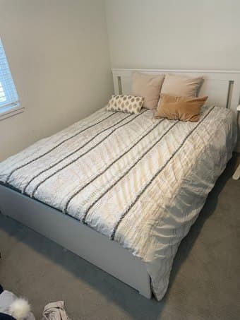 IKEA SONGESAND Queen bed for sale 3