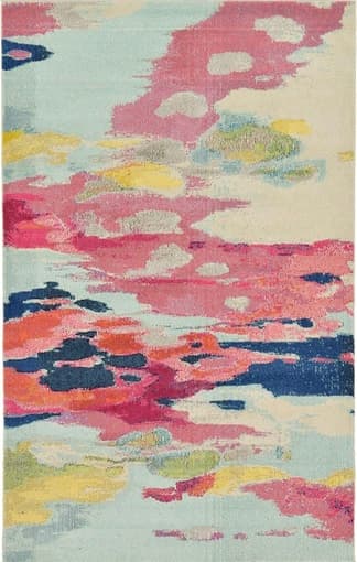 Colorful modern rug for sale! 5x8 ft 4