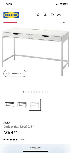 $90 IKEA DESK (original price $270) 1