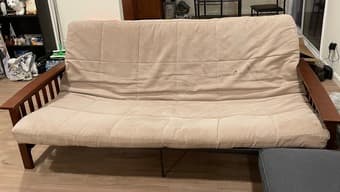 Convertible couch / Futon, Queen size 1