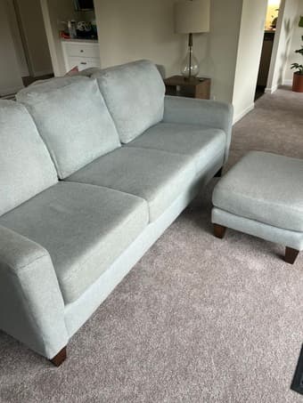 Light grey couch 1
