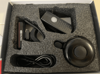 Bike safety - front and back lights and bell 1