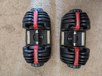 Bowflex adjustable weights 1
