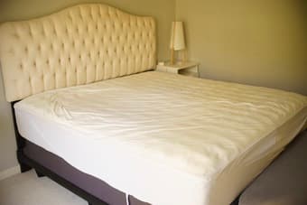 Ethan Allen Bed, Sofa, Table, TV Stanfd and Various other items 1