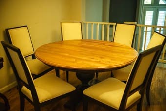 Ethan Allen Bed, Sofa, Table, TV Stanfd and Various other items 2