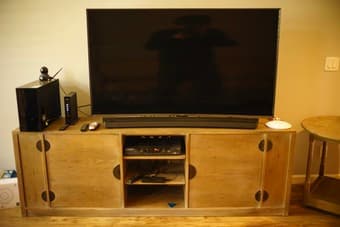 Ethan Allen Bed, Sofa, Table, TV Stanfd and Various other items 4