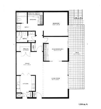 斯坦福公寓 Oak Creek Apartment 2b2b  超大客厅出租 找女生室友  即日起开始可入住 1