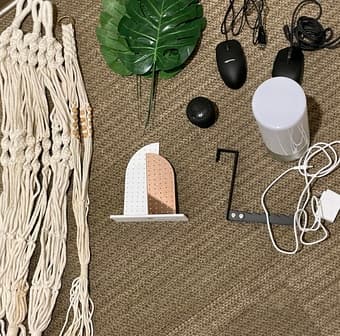 Dorm decor/plant hanger, USB mouse, touch lamp 1