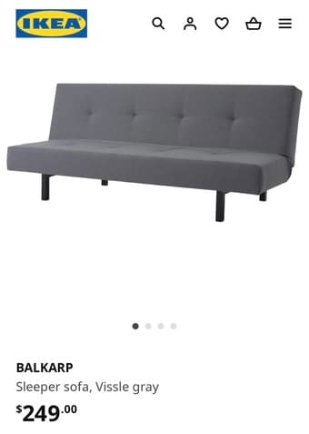 Ikea Sleeper sofa 2