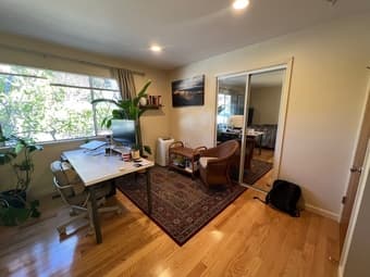 Master Bedroom in remodeled Palo Alto home 1