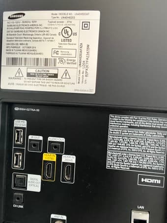 41 inch Samsung smart TV 4