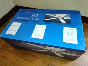 Two 52” Ceiling Fans in excellent condition 1