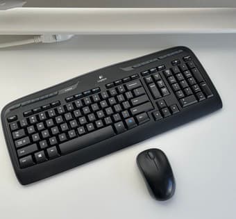 Logitech wireless keyboard and mouse 1
