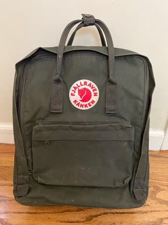 Fjallraven Kanken Classic Forest Green Backpack w/ Pads and Cover 2