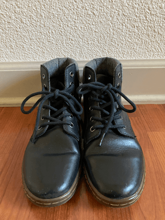 Doc Martens Black Leather Boots 1