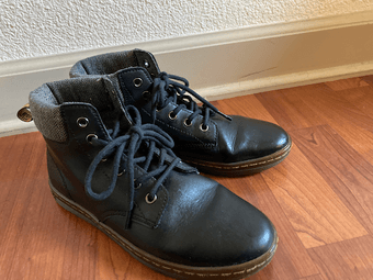 Doc Martens Black Leather Boots 2