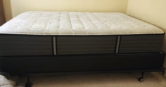 Firm queen size bed - like new 2