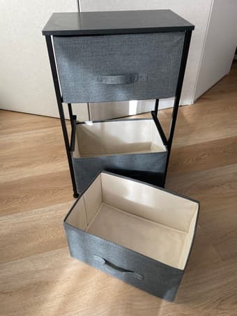 Fabric Dresser - 3 tier 1