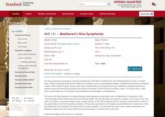 Beethoven’s Nine Symphonies (Stanford course) 2