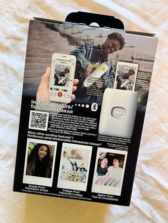 Fujifilm Instax Mini Link 2 Instant Smartphone Printer (Clay White) 2