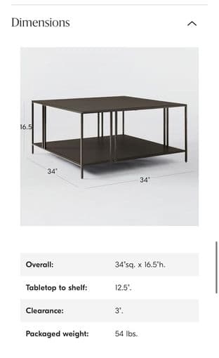 West Elm Coffee Table 4