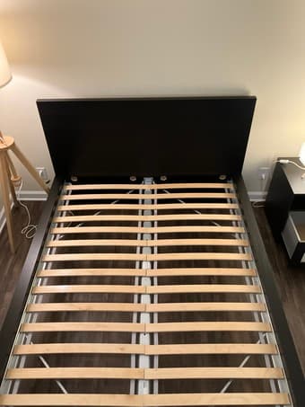 MALM Full Bed Frame + Free Nightstand 1