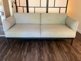 Like New ÄPPLARYD Sofa + Free LISABO Coffee Table 1