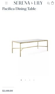 Serena & Lily Pacifica Outdoor Dining Table 1