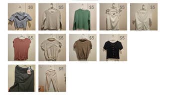Women's clothes ($5-6) 1