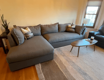 Joybird Gray Sectional Sofa + Free Delivery 1