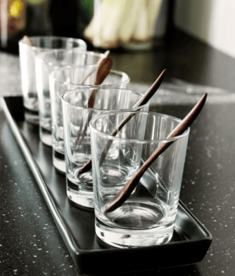 Set of 6 glass tumblers 1