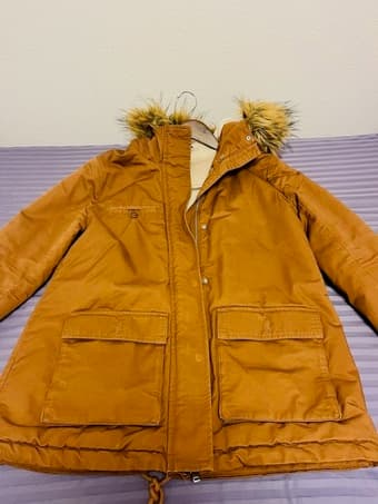 Dark brown woman's winter jacket 1