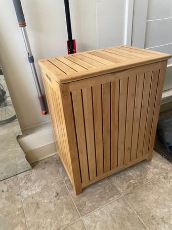 Bamboo Laundry Basket 1