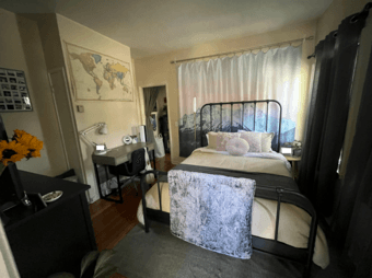 Tapestry (88" x 104") + Rod + Clips and rings - $50 1