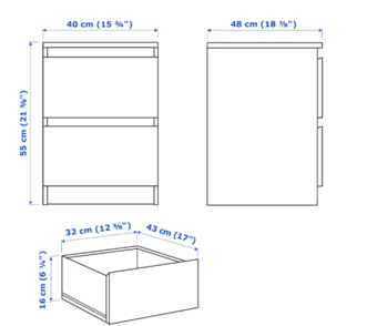 For Sale Ikea MALM drawer! 3