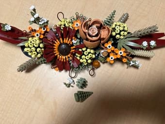 Lego Dried Flower Centerpiece 1