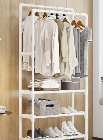 1pc Multi-functional Shoes And Hats Integrated Storage Rack 1