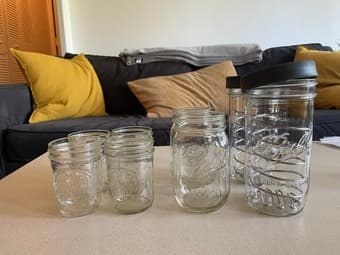 Mason jars 1